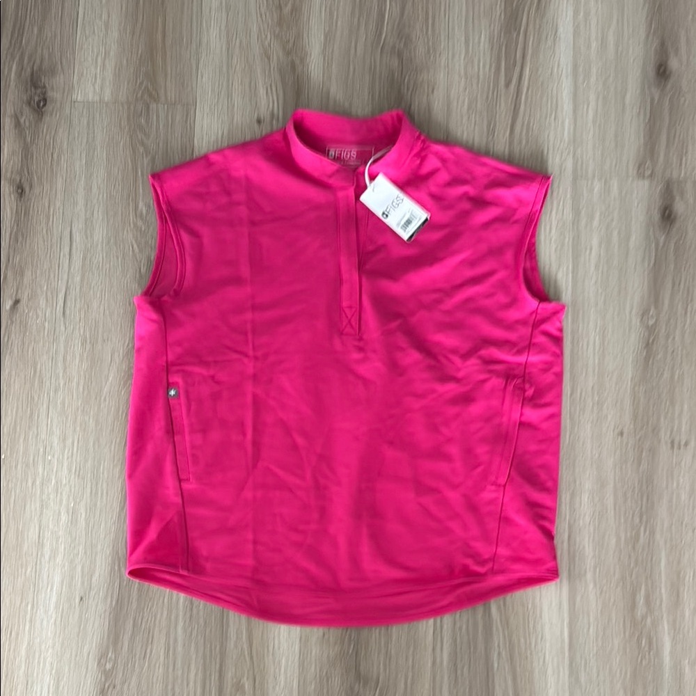 Figs Women's Pink Top Size: Small